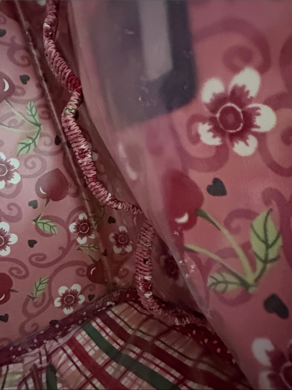 Brighton Pink and Brown Heart Travel Weekender Satchel - Picture 13 of 16
